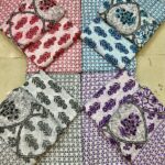fabric (13) Chevron & Floral Printed Cotton Fabric