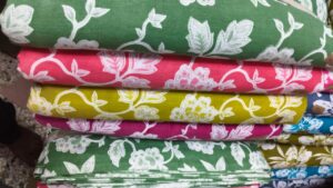 fabric (23) Large Floral Printed Cotton Fabric