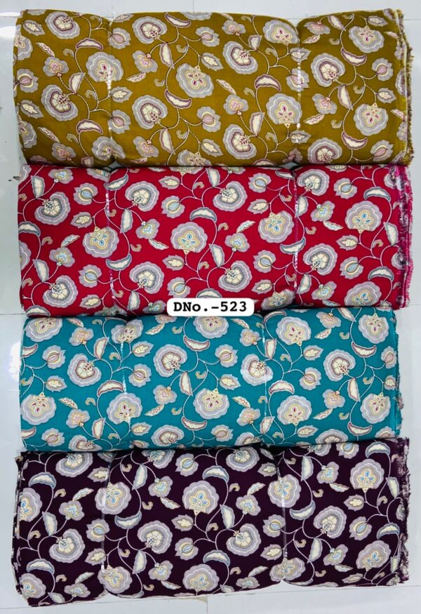 Multicolor Traditional Print Cotton