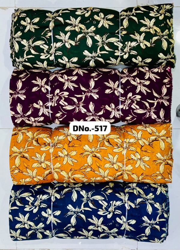 fabric (9) Multicolor Traditional Print Cotton